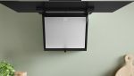 Campana BOSCH decorativa de pared 80 cm Cristal Negro serie 4 DWK87FN60 - Imagen 4