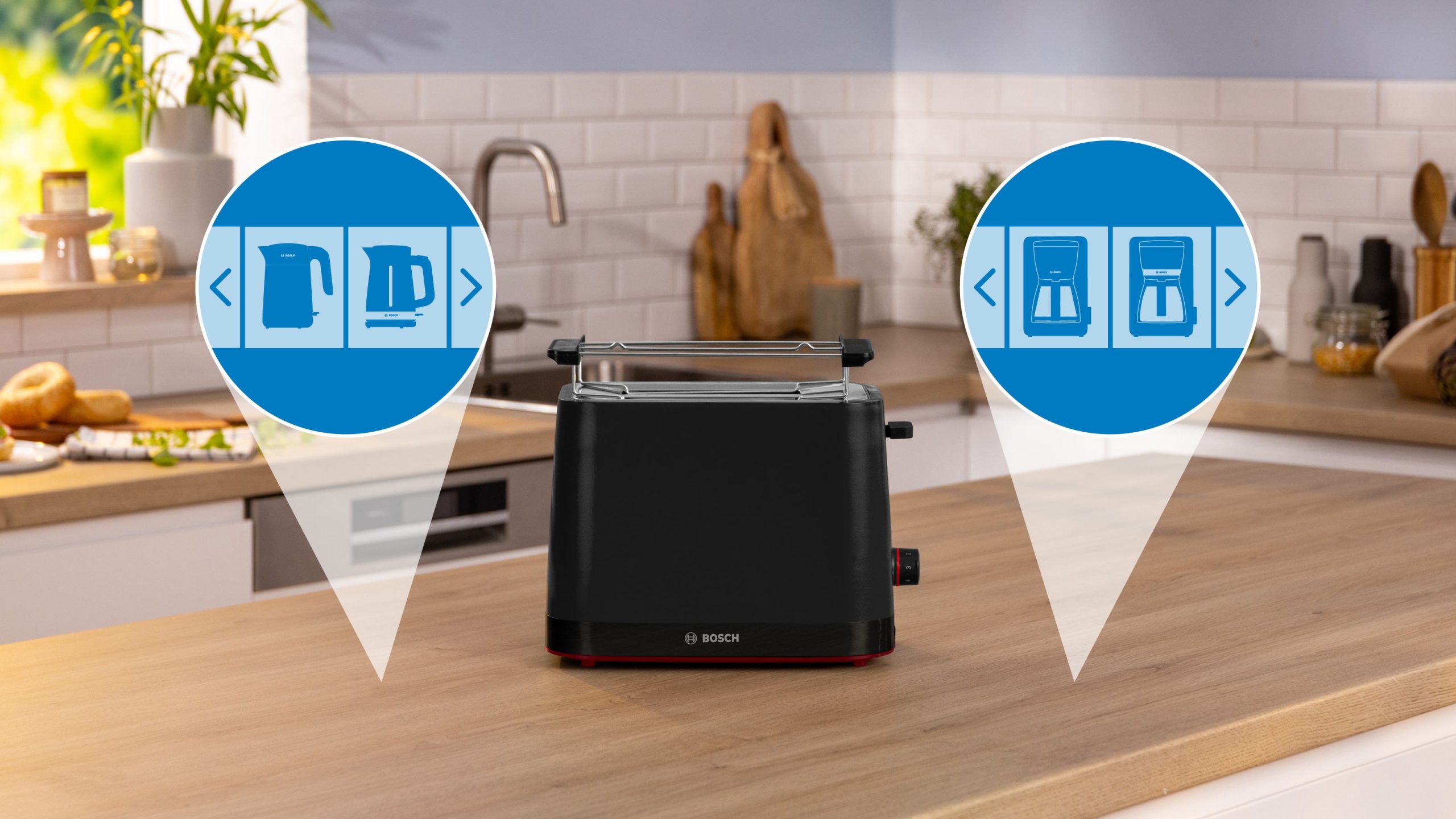 TOSTADOR DE PAN BOSCH NEGRO MyMoment TAT3M123 - Imagen 5