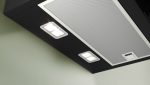Campana BOSCH decorativa de pared 80 cm Cristal Negro serie 4 DWK87FN60 - Imagen 5