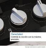 Placa Dominó a Gas 30 cm Serie 8 Cristal vitrocerámico, Negro PRA3A6I10 - Imagen 6