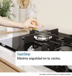 Placa Dominó a Gas 30 cm Serie 8 Cristal vitrocerámico, Negro PRA3A6I10 - Imagen 4