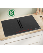 Placa de inducción Bosch PXX875D67E Serie 8 de 80 cm con extractor central integrado, zonas FlexInducción y sensor PerfectFry.