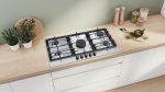 Placa Anafe a Gas BOSCH 90 cm Acero PCR9A5B90 - Imagen 2