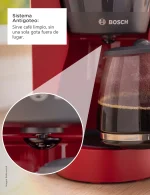 CAFETERA GOTEO BOSCH 10-15 TAZAS ROJA TKA2M114 - Imagen 3