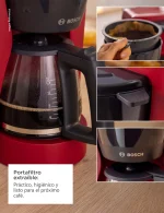 CAFETERA GOTEO BOSCH 10-15 TAZAS ROJA TKA2M114 - Imagen 4