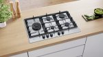 Placa Anafe a Gas BOSCH 75 cm Acero PCS7A5B90