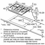 Placa Anafe a Gas BOSCH 75 cm Acero PCS7A5B90 - Imagen 5