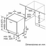 Lavavajillas integrable Bosch 60 cm SERIE 2 - 13 SERVICIOS - SMV2ITX09E - Imagen 7