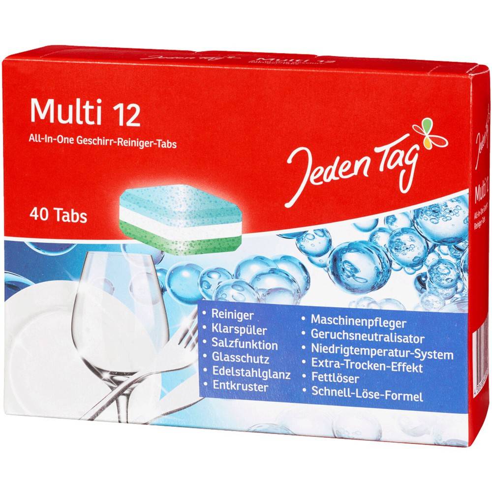 jaden tag TABLETAS DE LIMPIEZA PARA LAVAVAJILLAS - MULTI 12 - Imagen 1