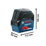 Nivel Láser Bosch GCL 2-15 15m con puntos de plomada y soporte - Imagen 4