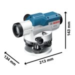 Nivel óptico Bosch GOL 32 D con aumento de hasta 32x - Imagen 7