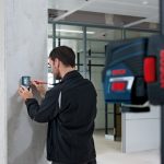 Receptor para nivel láser Bosch LR 7 soporte y bolsa protectora - Imagen 3