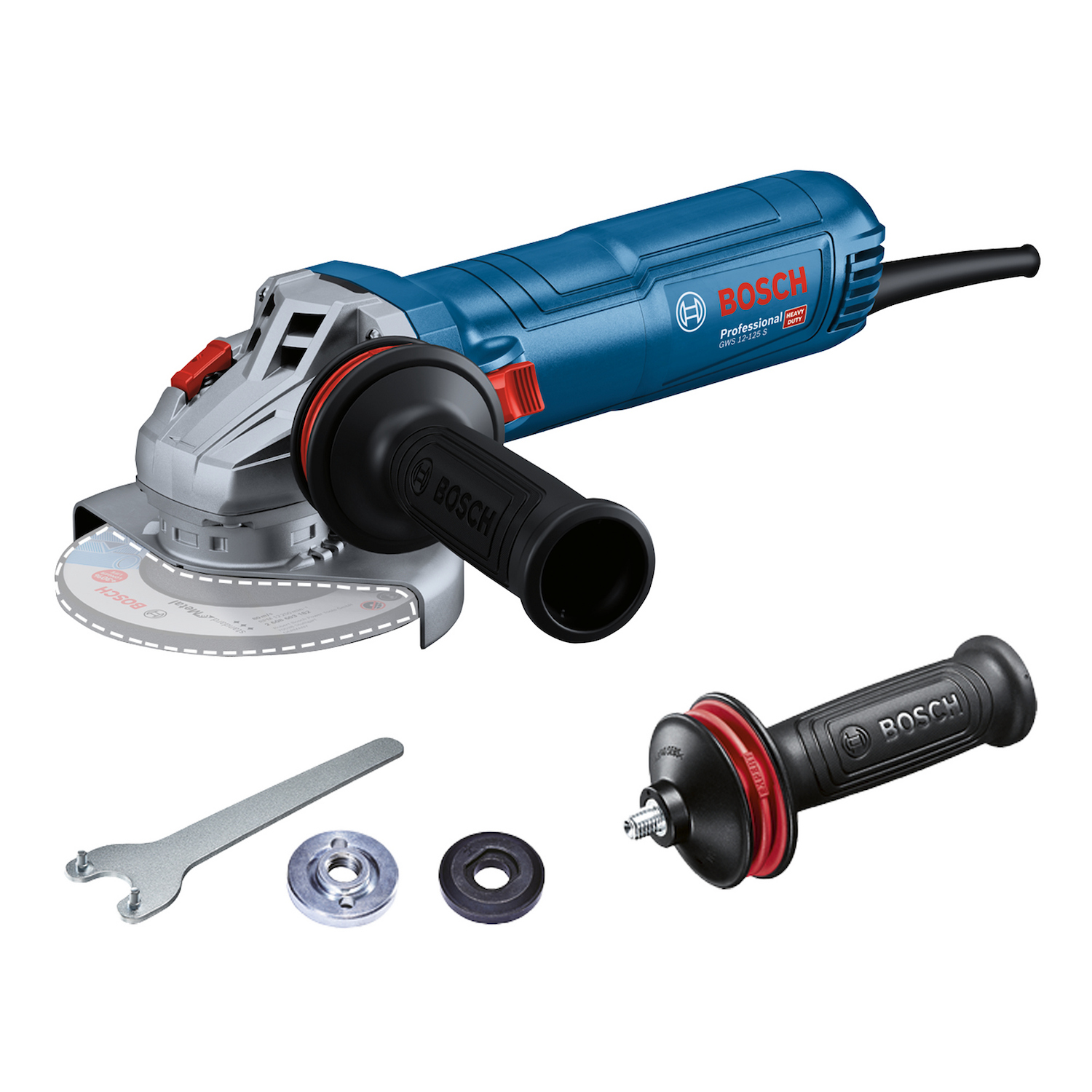 06013A60E0-000_01 Esmeril angular 5" Bosch GWS 12-125 S 1200W 220V - Imagen 1