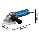 Esmeril angular 5" Bosch GWS 12-125 S 1200W 220V - Imagen 4
