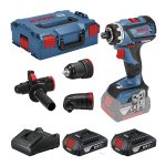 Taladro atornillador Bosch GSR 18V-60 FC 18V 2 baterías y maletín