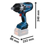 Llave de Impacto inalámbrica Bosch GDS 18V-1050 H, 18V SB - Imagen 5