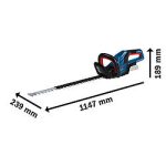 Corta setos inalámbrico Bosch GHE 18V-60 Brushless - Imagen 5