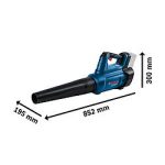 Soplador de aire inalámbrico Bosch GBL 18V-750 18V Brushless - Imagen 5