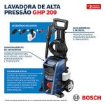 Hidrolavadora Bosch GHP 200 2000 PSI 220V con manguera 6 mts - Imagen 12
