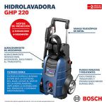 Hidrolavadora Bosch GHP 220 2200 PSI 220V con manguera 8 mts - Imagen 12