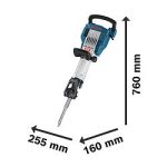 Martillo demoledor Bosch GSH 16-28 220V, 1 cincel y maletín - Imagen 8