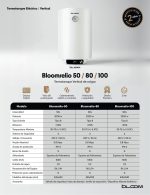 Termotanque Electrico 80 Litros marca Bloom / Vertical - Imagen 3